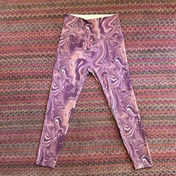 Beyond Yoga Pants - Beyond Yoga Purple Swirl Leggings